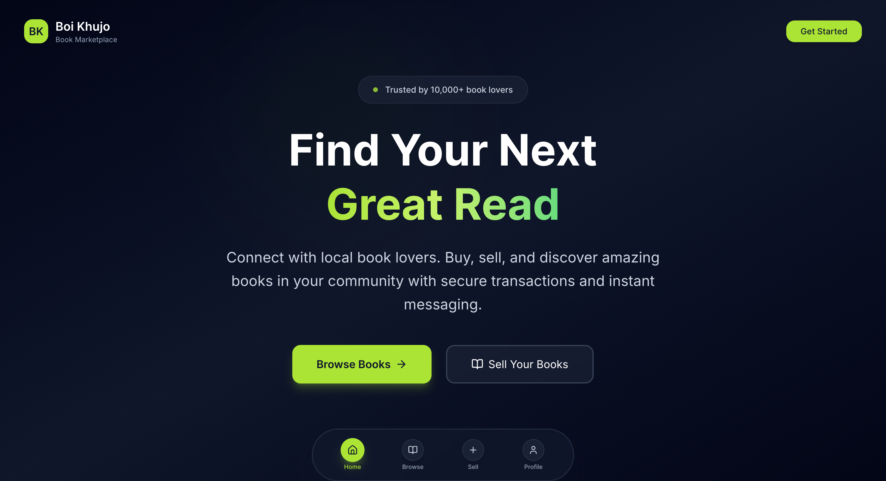 BoiKhujo — Book E-Commerce Platform screenshot 1