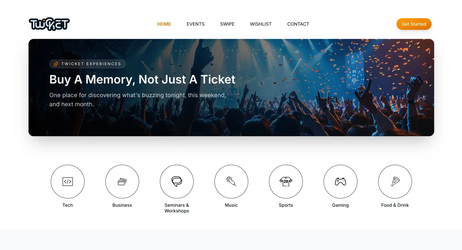 Twicket — Event Ticketing Platform screenshot 1